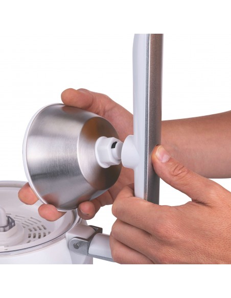 SPREMIAGRUMI ELETTRICO BIANCO/ACCIAIO 300W