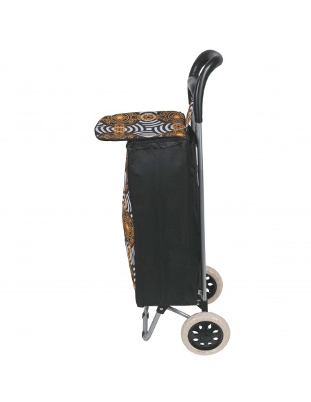 CARRELLO SPESA CATENE 2 RUOTE 4 COLORI ASSORTITI