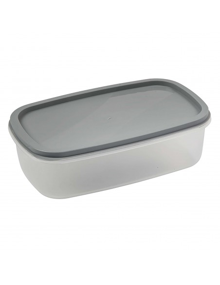 SET 6 CONTENITORI RETTANGOLARI CON COPERCHIO 3 COLORI ASSORTITI