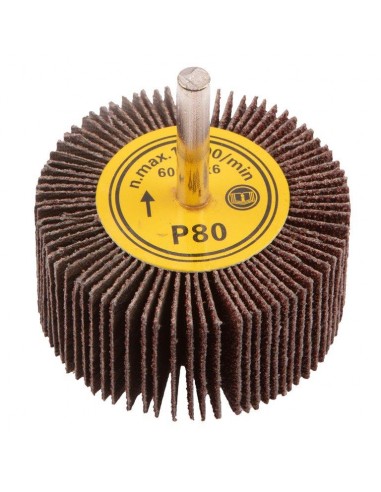 RUOTA LAMELLARE LEVIGANTE 60 X 30MM, K80 RUOTA LAMELLARE LEVIGANTE 60 X 30MM, K80