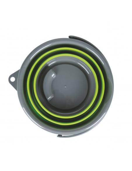 SECCHIO PIEGHEVOLE 5LT 25X20,5CM, 2 COLORI ASSORTITI