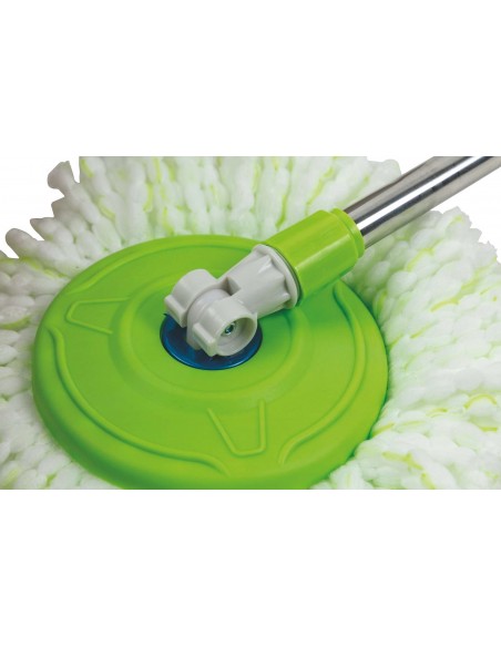 SUPER MOP VERDE 120CM CESTELLO IN ACCIAIO CON RUOTE