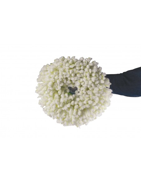 SUPER MOP VERDE 120CM CESTELLO IN ACCIAIO CON RUOTE