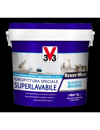 RENOV'MUR IDROPITTURA SUPERLAVABILE 4LT RENOV'MUR IDROPITTURA SUPERLAVABILE 4LT