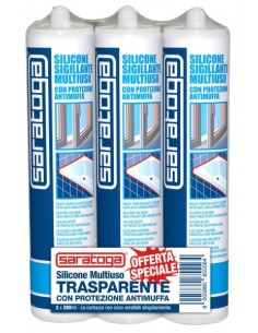 SILICONE 3-PACK TRASPARENTE 2