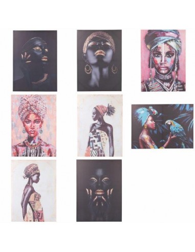 TELA DIPINTA 50X70 AFRIKAN LADY TELA DIPINTA 50X70 AFRIKAN LADY