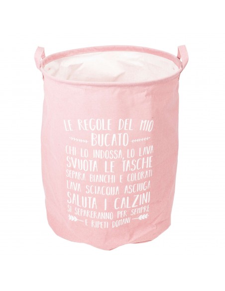 CESTA P/BIANCHERIA 40X50CM REGOLE 6 COLORI ASSORTITI