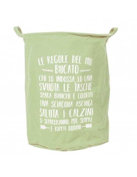 CESTA P/BIANCHERIA 40X50CM REGOLE 6 COLORI ASSORTITI