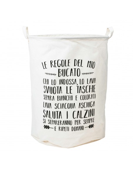 CESTA P/BIANCHERIA 40X50CM REGOLE 6 COLORI ASSORTITI