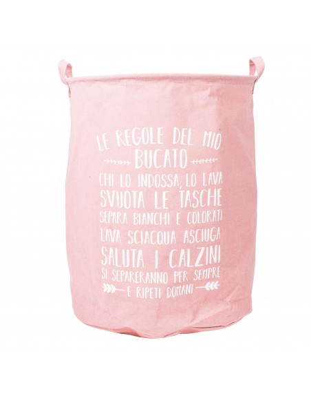 CESTA P/BIANCHERIA 40X50CM REGOLE 6 COLORI ASSORTITI