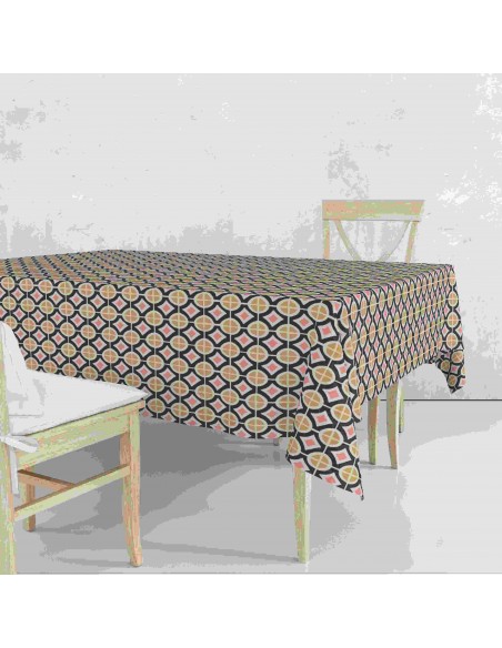 TOVAGLIA POLICOT ANNI 70  140X180 6 COLORI ASSORTITI