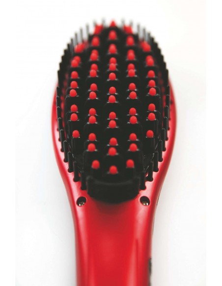 SPAZZOLA ELETTRICA CON IONIZZATORE 50W ROSSA