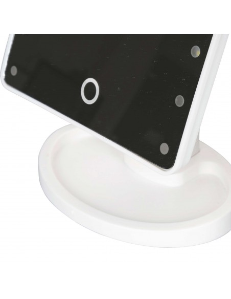 SPECCHIO TRUCCO 16 LED BIANCO
