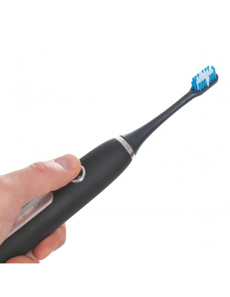 SPAZZOLINO ELETTRICO NERO 4 MODALITA  DI FUNZIONAM