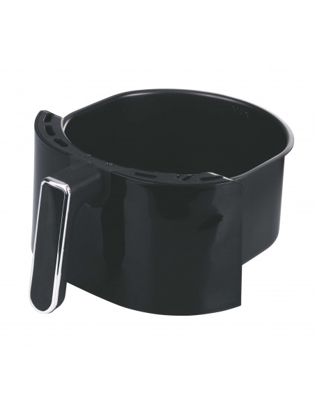 FRIGGITRICE ARIA 5,5LT 1400W BLACK E MANOPOLE SILV