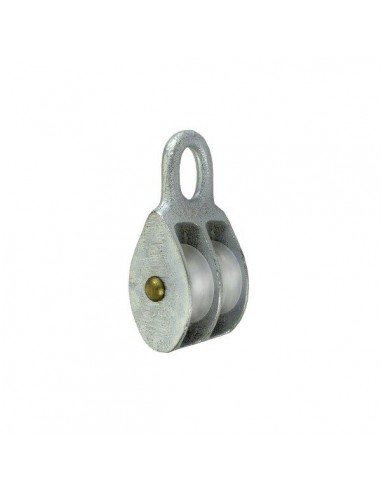 CARRUCOLA A 2 GOLE IN LEGA DI ZINCO E... CARRUCOLA A 2 GOLE IN LEGA DI ZINCO E...