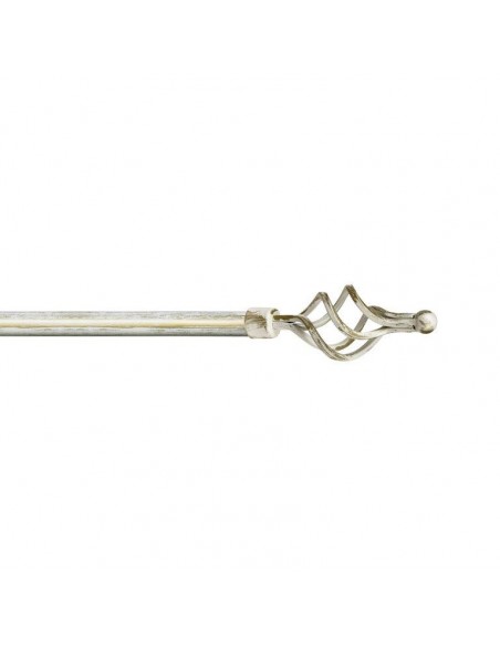 KIT FERRO Ø 20/17 CM.120/210 AVORIO ORO CON SUPPORTI