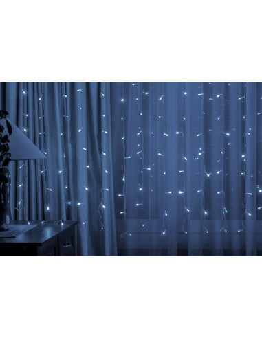 TENDA 120 LED BIANCA USO ESTERNO TENDA 120 LED BIANCA USO ESTERNO