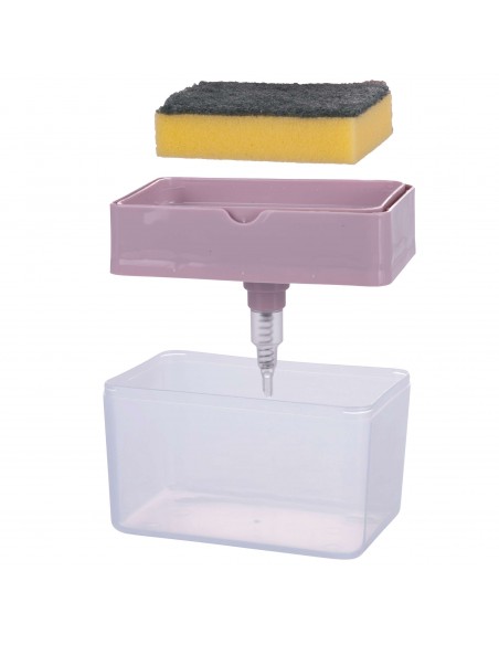 DISPENSER PORTA SPUGNA CON SPUGNA 4 COLORI ASSORTITI