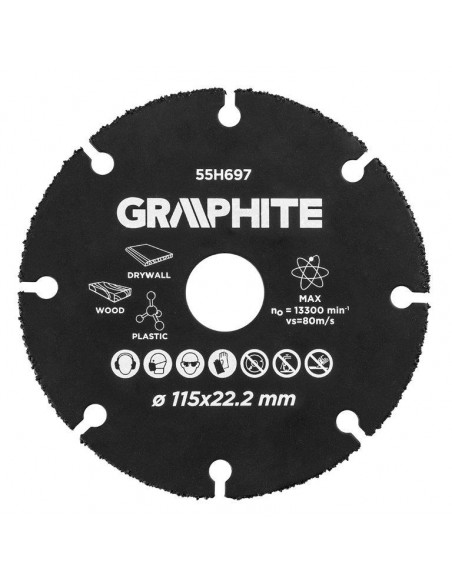 DISCO DA TAGLIO IN CARBURO DI TUNGSTENO PER LEGNO E PLASTICA