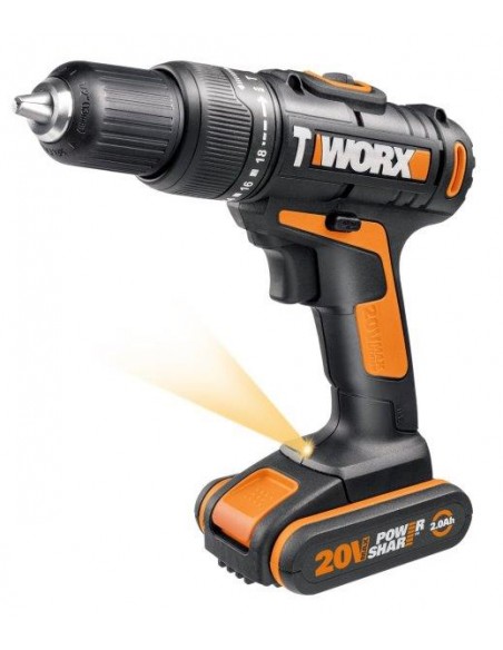 TRAPANO AVVITATORE A PERCUSSIONE WORX A BATTERIA CON VALIGETTA