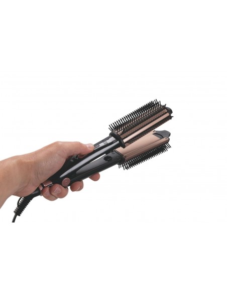 SPAZZOLA/PIASTRA/ARRICCIACAPELLI 3 IN 1 25W