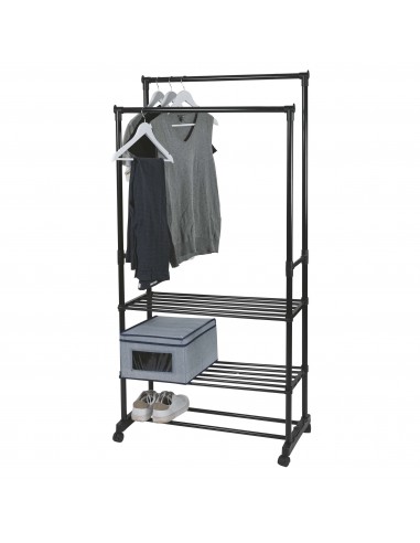 APPENDIABITI DOPPIO NERO 77X34X160 APPENDIABITI DOPPIO NERO 77X34X160