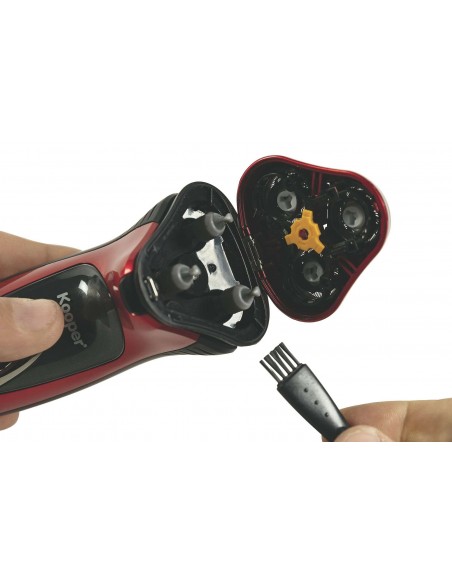 RASOIO ELETTRICO ROSSO/NERO FIGARO