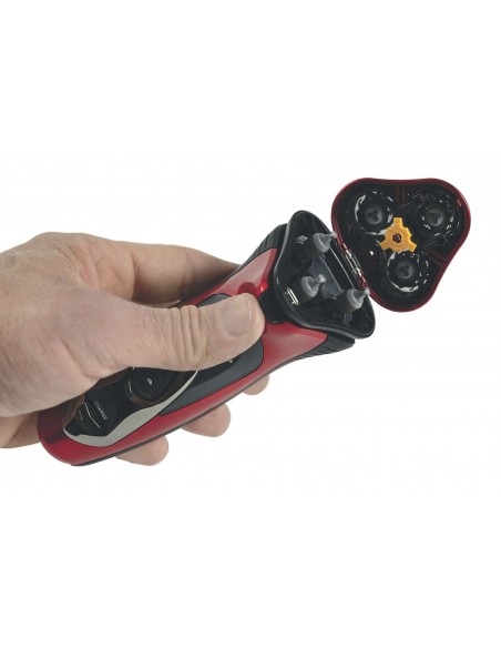 RASOIO ELETTRICO ROSSO/NERO FIGARO