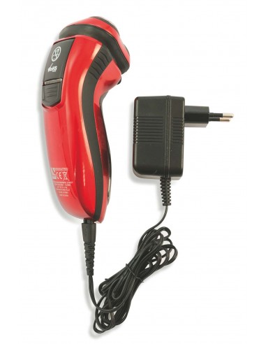 RASOIO ELETTRICO ROSSO/NERO FIGARO RASOIO ELETTRICO ROSSO/NERO FIGARO