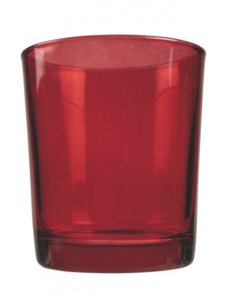 SET 6 BICCHIERI VETRO 370 ML 6 COLORI ASSORTITI