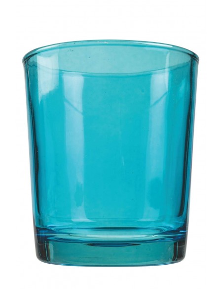 SET 6 BICCHIERI VETRO 370 ML 6 COLORI ASSORTITI