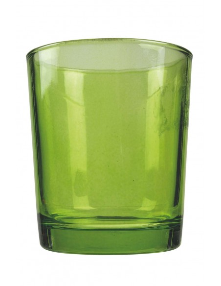 SET 6 BICCHIERI VETRO 370 ML 6 COLORI ASSORTITI