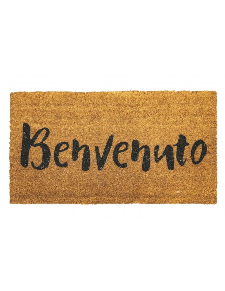 ZERBINO COCCO/PVC 70X40CM SCRITTE 6 COLORI ASSORTITI