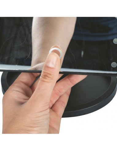 SPECCHIO TRUCCO 16 LED NERO SPECCHIO TRUCCO 16 LED NERO