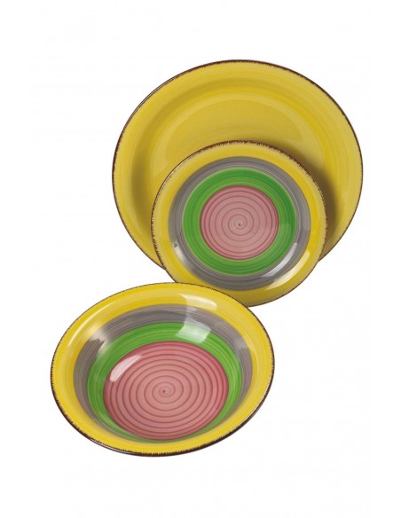 CORFU  SET TAVOLA 18 PZ