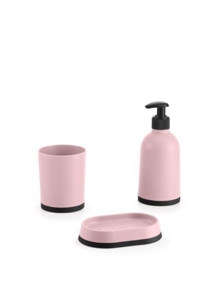 ACCESSORI BAGNO 3PZ COLORI ASSORTITI