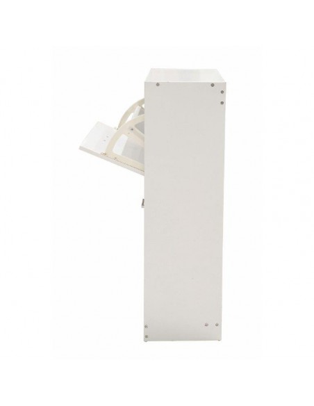 SCARPIERA BIANCO 2 ANTE 63X24X80CM MDF