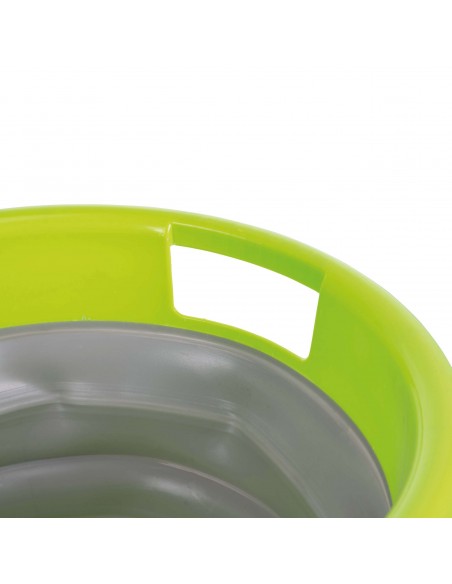 CESTA BIANCHERIA PIEGHEVOLE  PP E TPR 3 COLORI ASSORTITI