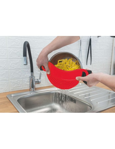 SCOLAPASTA MEZZALUNA 5906218 3 COLORI ASSORTITI