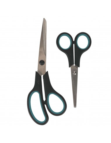 SET 2 FORBICI  6 COLORI ASSORTITI SET 2 FORBICI  6 COLORI ASSORTITI