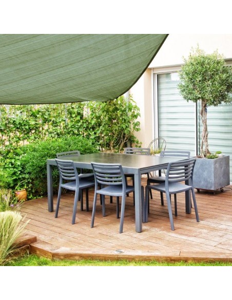 VELA QUADRATA IDROREPELLENTE 4X4MT VERDE