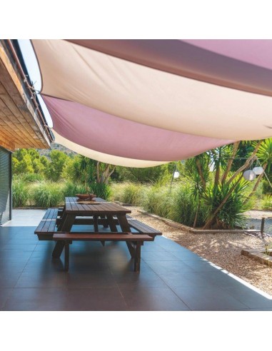 VELA QUADRATA IDROREPELLENTE 4X4MT ECRU' VELA QUADRATA IDROREPELLENTE 4X4MT ECRU'