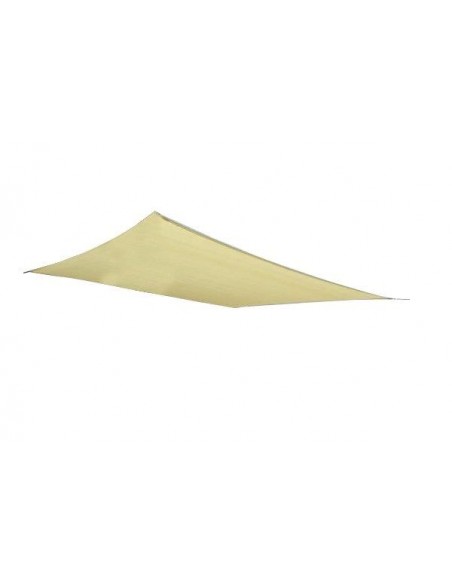 VELA QUADRATA IDROREPELLENTE 4X4MT ECRU'