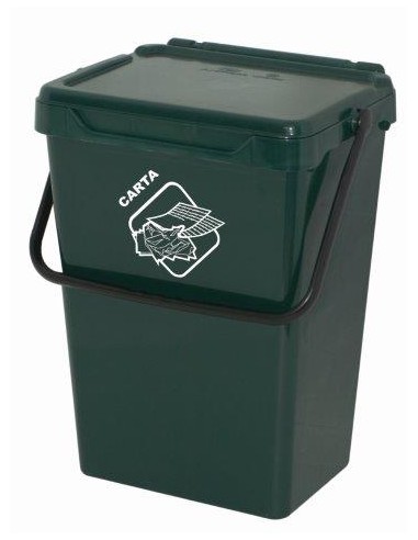 SECCHIO CON COPERCHIO VERDE LT 35 SECCHIO CON COPERCHIO VERDE LT 35