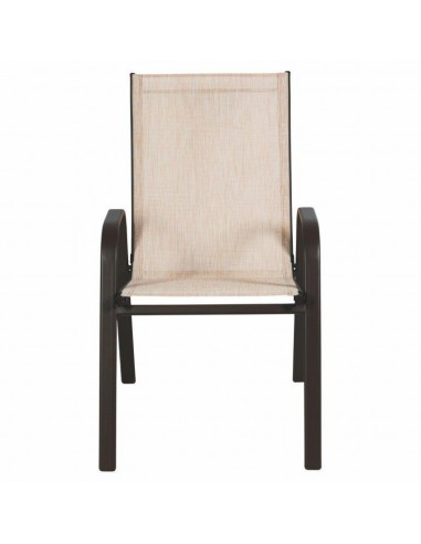 SEDIA METALLO TEXTILENE MARRONE SEDIA METALLO TEXTILENE MARRONE