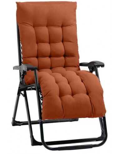 SDRAIO ACCIAIO CORDOBA CON CUSCINO CM160X65X110 TERRACOTTA C&G