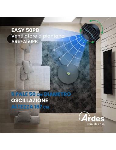 VENTILATORE PIANT.STYLE TOUCH D.40 50W VENTILATORE PIANT.STYLE TOUCH D.40 50W