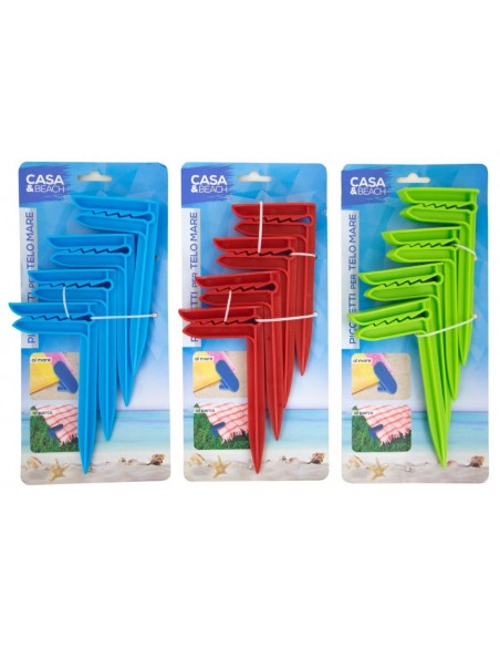 PICCHETTI TELO MARE 4PZ CM15,2X7,4X3,9 ASS C&BEACH