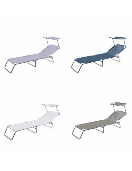 VIESTE LETTINO PARASOLE 1/1 ALU TEXT 4 ASS